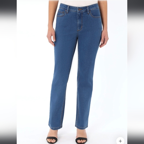 Jones New York Denim - Jones Of New York Sculpt & Shape Lexington Straight In Sky Wash NWT 14P